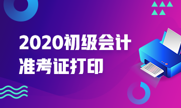 2020年西藏拉萨初级会计准考证打印时间你清楚没？